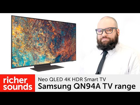 External Review Video 8zQhzDIgt8g for Samsung QN94A 4K Neo QLED TV (2021)