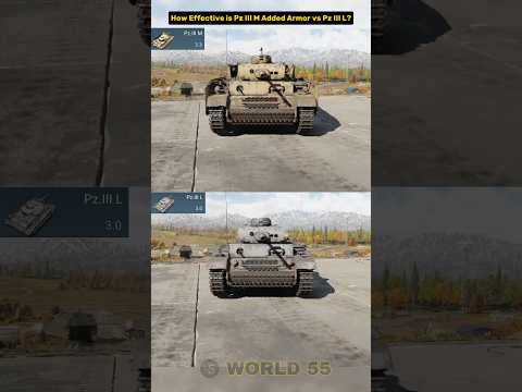 War Thunder - How Effective is Pz III M Added Armor vs Pz III L?