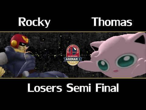 Arenan I - Rocky (C.Falcon) Vs.Thomas (Jigglypuff) - Melee Losers Semi Finals