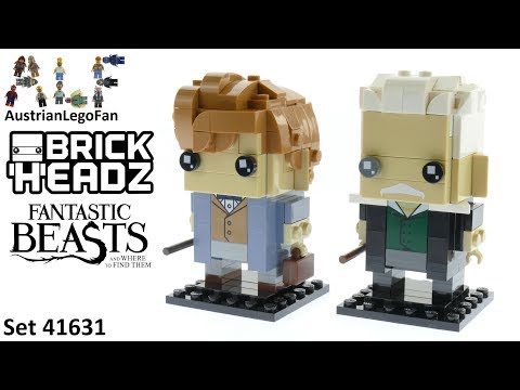 Vidéo LEGO BrickHeadz 41631 : Norbert Dragonneau & Gellert Grindelwald