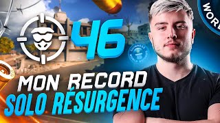 46 KILLS en SOLO RÉSURGENCE 🔥 (j'aime trop le mode solo)