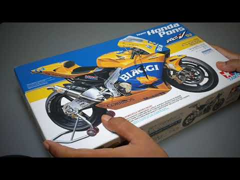 [#Unboxing] Tamiya RC211V '03 Team Honda Pons Max biaggi