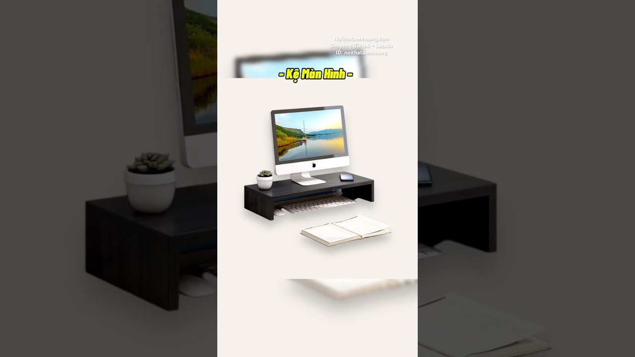 Kệ Kê Màn Hình 50x18cm Tăng Chiều Cao 10cm | Nội Thất Anh Hoàng