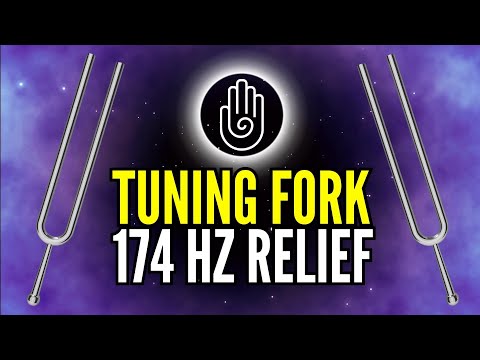 174 Hz Tuning Fork for Pain Relief | Deep Healing Solfeggio Frequency
