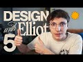 Watch me Design a COOL POSTER! | Design With Elliot #5