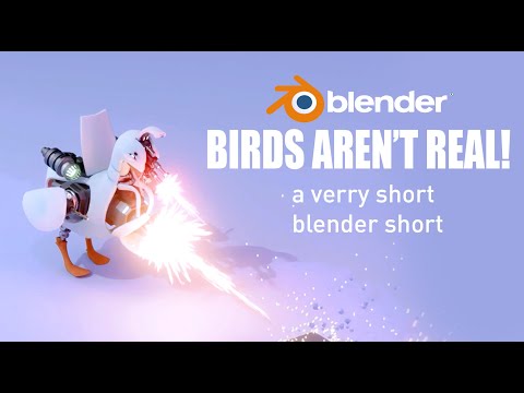 Cute Transforming Duck Robot Blender Animation