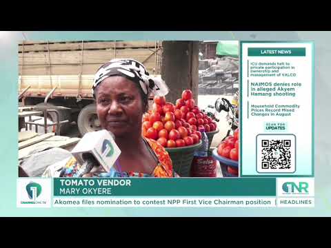 Tomato, Egg Prices Rise As August Market Price Barometer Reveals Mixed Trends
