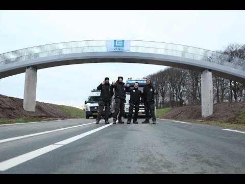 Van Ee staal realiseert voetgangersbrug aan de Hoenderlaan in Barneveld