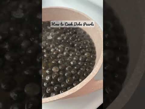 How to cook tapioca boba pearls #tapiocaboba #bobatea #bubbletea
