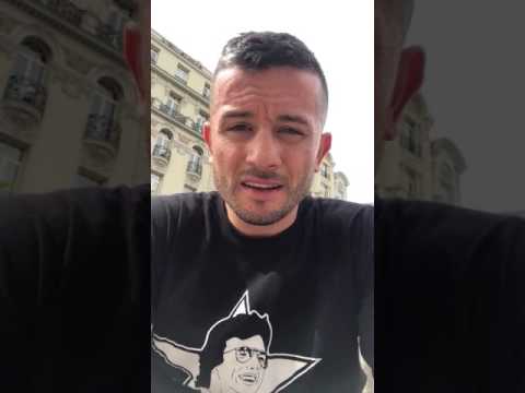 RUBEN NIETO apoyando el CAMPEONATO DE EUROPA PLUMA entre Marc Vidal vs Sergio Blanco