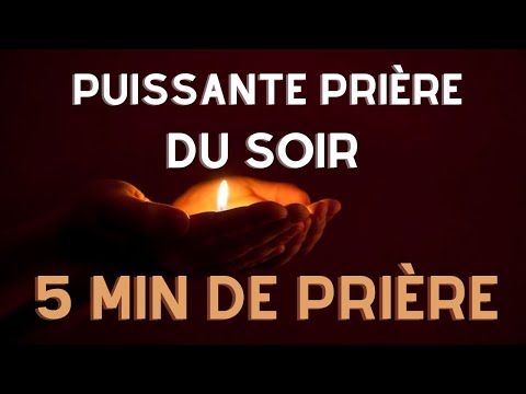 Terminez votre journée avec cette puissante prière du soir de 5 minutes avant de dormir.