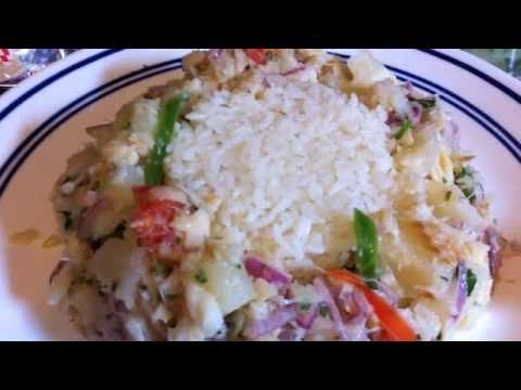 chef celly codfish salad recipe/ Ensalada de bacalao estillo ecuatoriano
