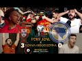 Portugal vs Bosnia and Herzegovina - UEFA Euro Qualifiers Best Fans Compilation Reactions