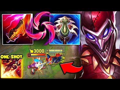 THIS ONE SHOT SHACO BUILD IS 100% HILARIOUS! (BACKSTAB FOR 2500 DAMAGE)