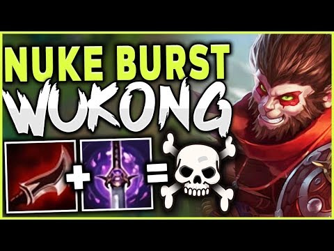 NUKE BURST WUKONG TOP IS OP! THIS IS HOW WUKONG IS PLAYED IN SEASON 9 - League of Legends