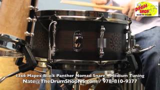 Video thumbnail for Mapex Black Panther Nomad Snare 13x6 - The Drum Shop North Shore by Nate Morrison Drums