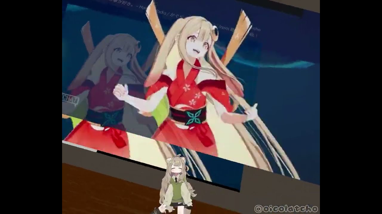 ダンス練習用のギミックつくったよ / Created a gimmick for dance practice  #vrchat