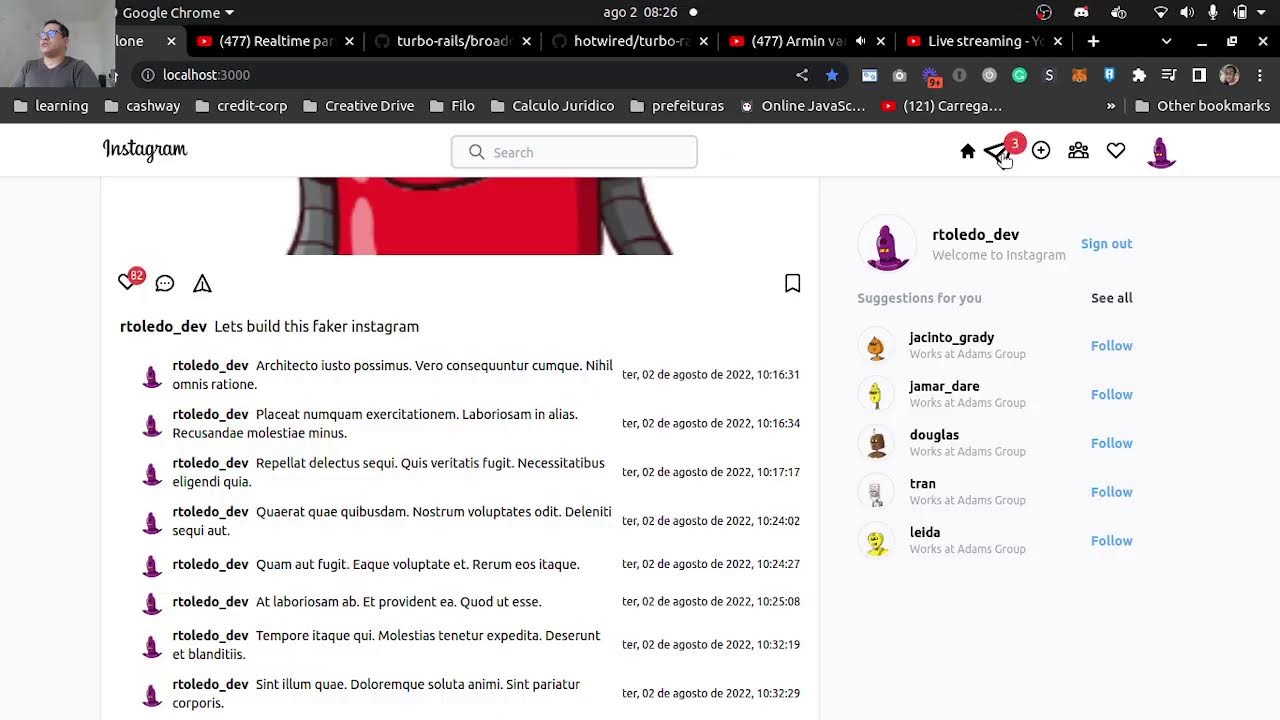 Rails 7 & Instagram Clone - Refactoring