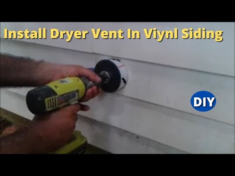 YouTube video about Drill the Vent Hole in the Siding