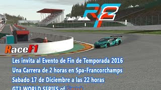 rFactor 2, RaceF1, 2H Spa GT3