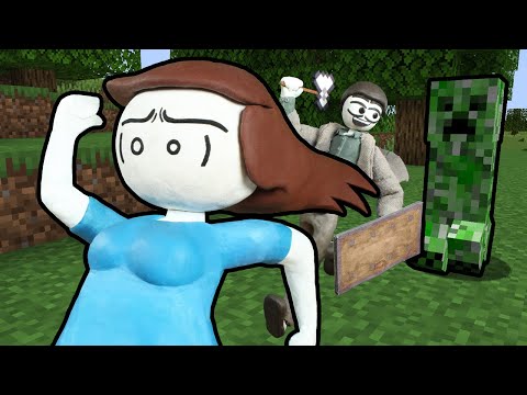 Rebecca Parham's First Time Playing Minecraft