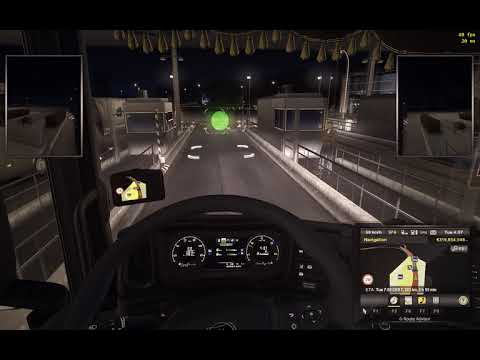 ETS2Trips 001 - Scania R730 (Paris - Bourges ~ 400km) [Night]