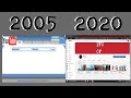 Evolution of YouTube 2005 - 2020