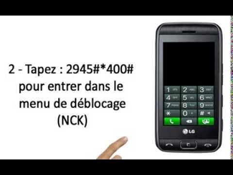 comment trouver le code nck lg ku990i