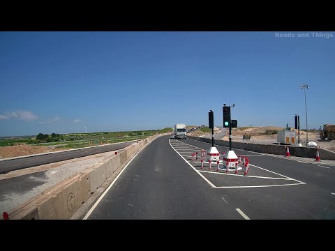 A30 Chiverton to Carland Cross  Dualling , Cornwall, England, UK. End of May 23 Update.