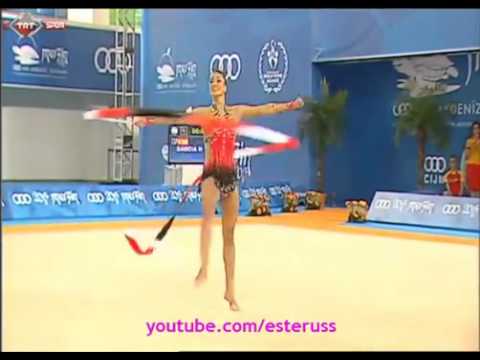 Natalia García Ribbon   Mediterranean Games Mersin 2013