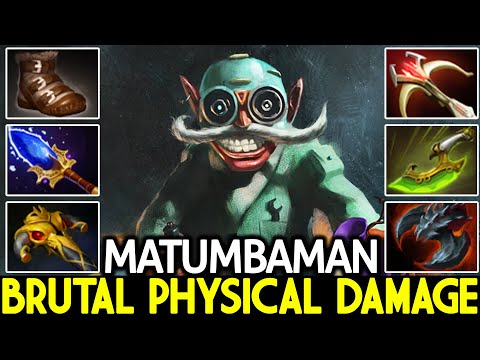 MATUMBAMAN [Gyrocopter] 12 Min Scepter Brutal Physical Damage Dota 2