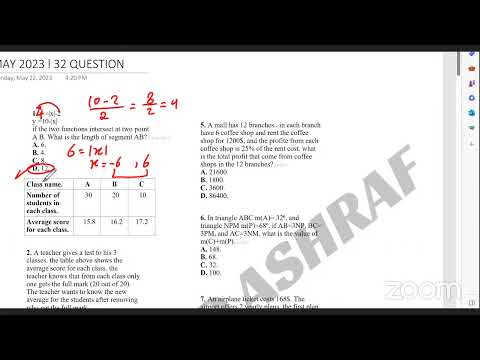 EST1 May 2023 Math Mr.Bayoumy ( the questions are collected by Mohamed Ashraf and may group students
