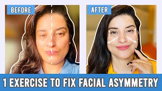 1 Exercise to Fix Facial Asymmetry and Reasons you have Asymmetrical Face | Rachna Jintaa