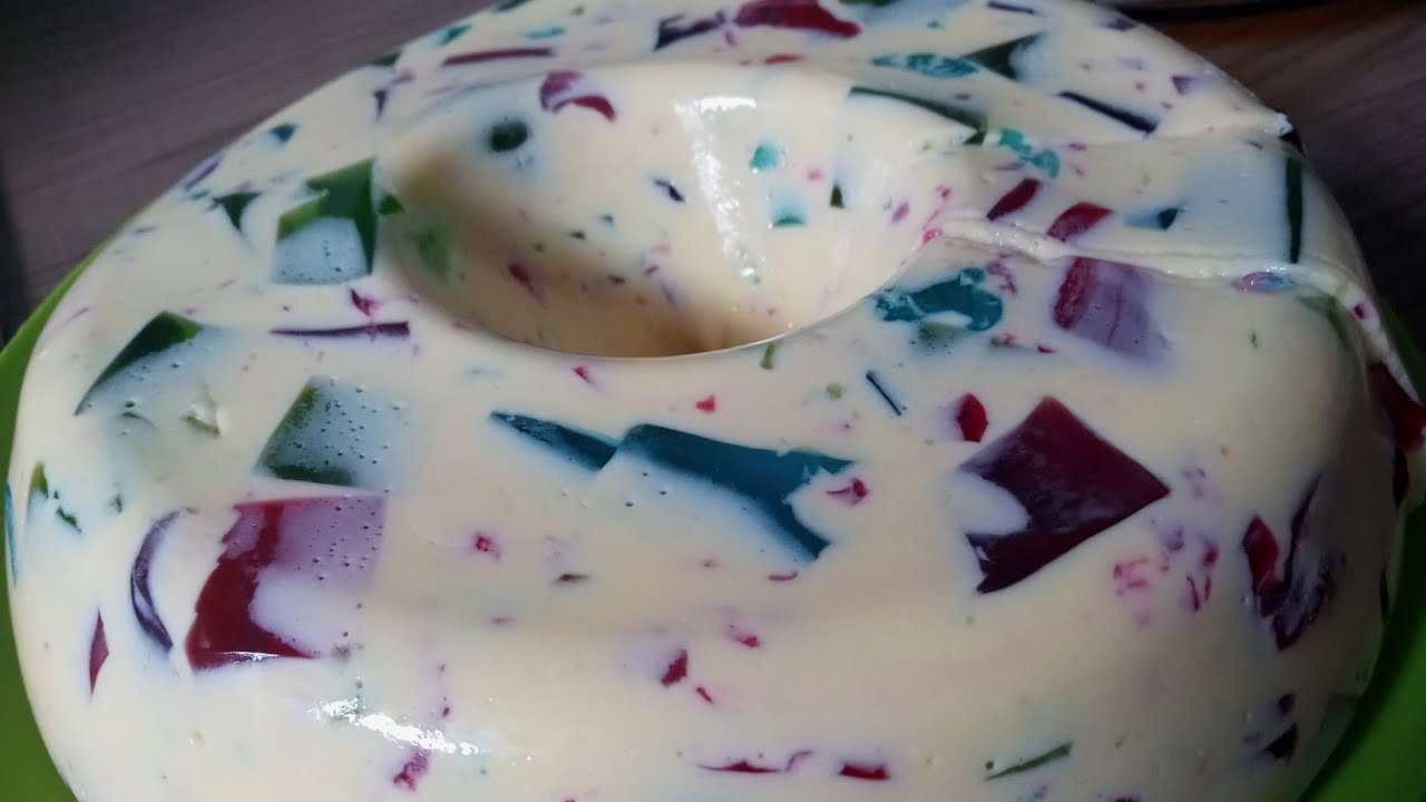 Gelatina mosaico ,sem gelatina incolor, receita simples e facil
