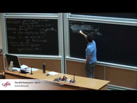 Daniel Remenik: The KPZ fixed point - Part 2