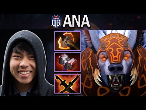 OG.ANA URSA WITH BATTLEFURY - SNY - DOTA 2 7.27 GAMEPLAY
