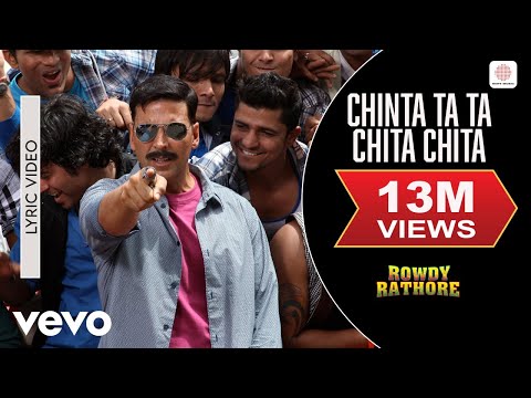 Chinta Ta Ta Chita Chita Lyric - Rowdy Rathore|Akshay,Kareena|Mika Singh|Sajid Wajid