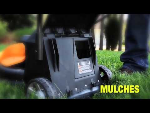 Worx 24V Cordless 14 Rear Discharge Electric Lawn Mower
