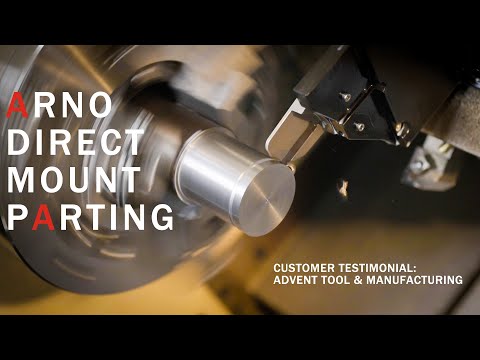ARNO Direct Mount Parting at ADVENT Tool & Mfg