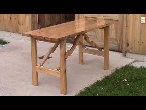 L'gosseux d'bois Ep 215 - Etabli pliant d'extérieur