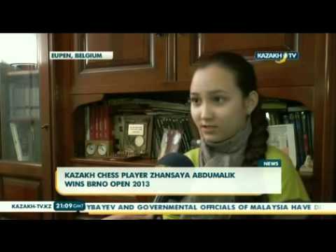 Kazakh chess player Zhansaya Abdumalik wins BRNO OPEN 2013