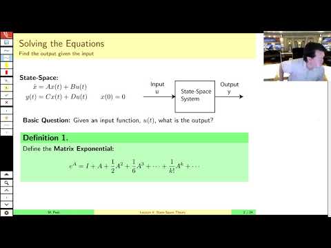 MAE509 (LMIs in Control): Lecture 4, part A - Stability and Eigenvalues