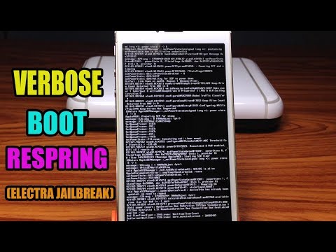 Verbose Boot Respring Animation (HOW TO iOS 11.2-11.3.1) Electra Jailbreak