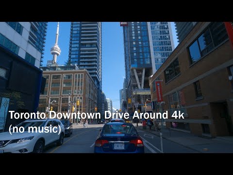 Toronto Driving Downtown 4k (Drive) September 2021 | Ontario, Canada