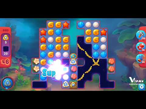 Fishdom. 9183 hard level no boosters and diamonds. 14 moves