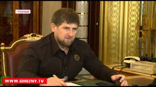 Рамзан Кадыров обсудил организацию 9-го мая с мэром г.Грозный Исламом Кадыровым