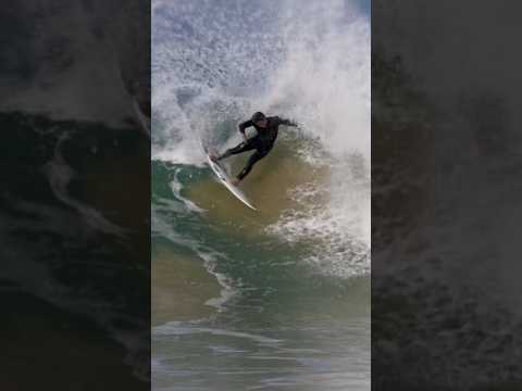 Kanoa Igarashi keeping his foot on the GAS at J-Bay