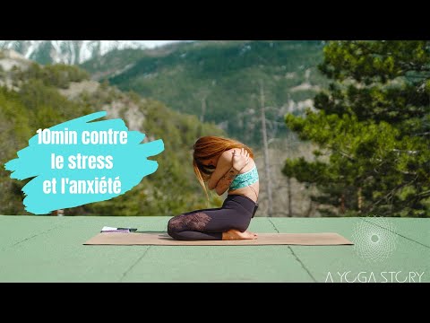 10min Yoga Pour débutant, Surmonter le stress et l'anxiété, bien dormir, A YOGA STORY