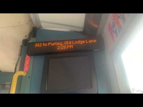 IBus for London Buses Route 312 - Monday 4th March 2024