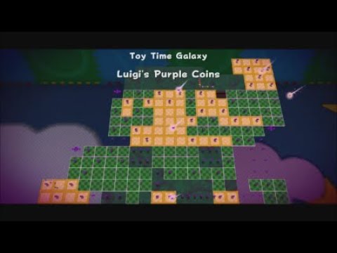 Toy Time Galaxy: Luigi's Purple Coins - Super Mario Galaxy 3D All-Stars